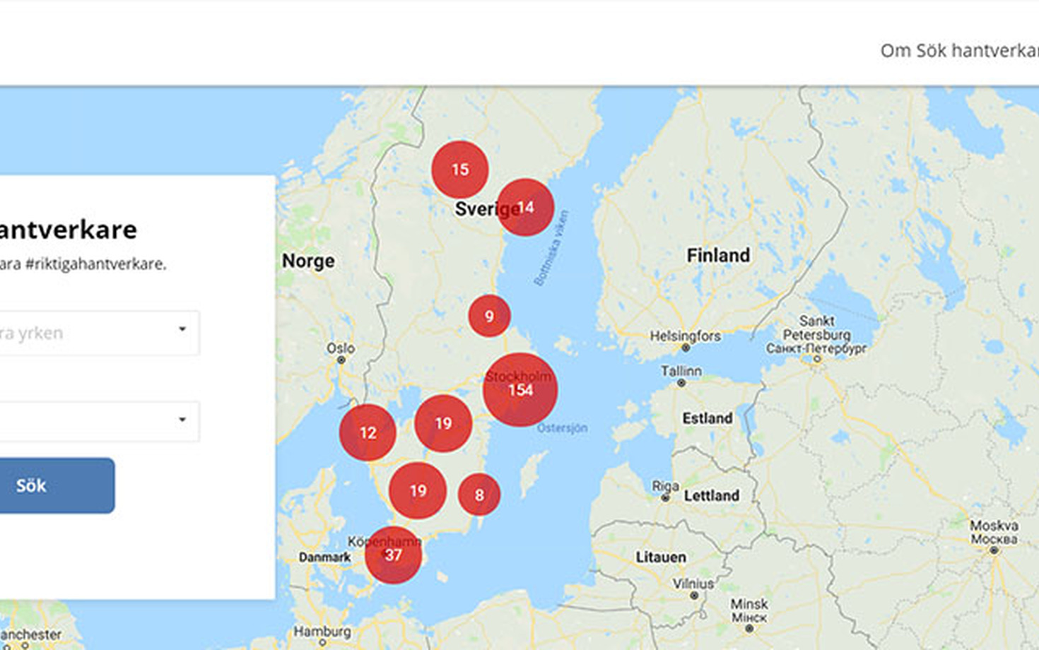 Syns ditt företag på Sök hantverkare?