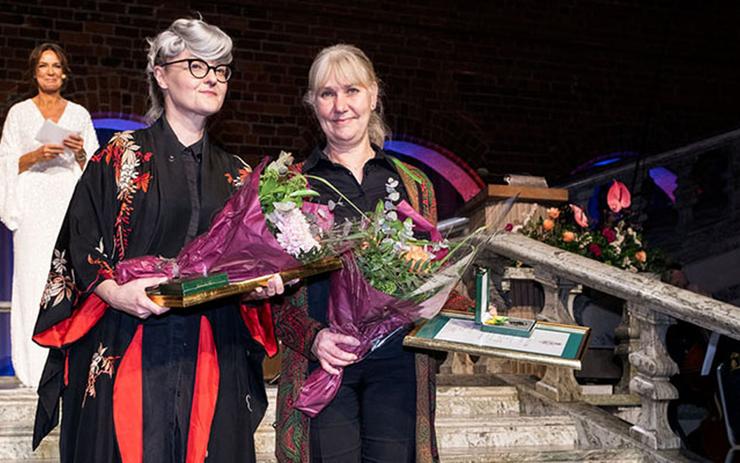 Bea Szenfeld och Eva Ölwing fick medaljer ”för utmärkt yrkesskicklighet”